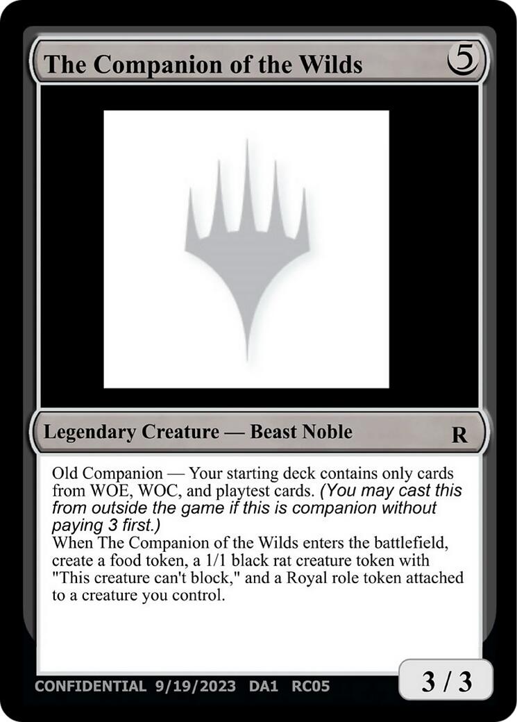 The Companion of the Wilds [Unknown Event] | Good Games Cannington