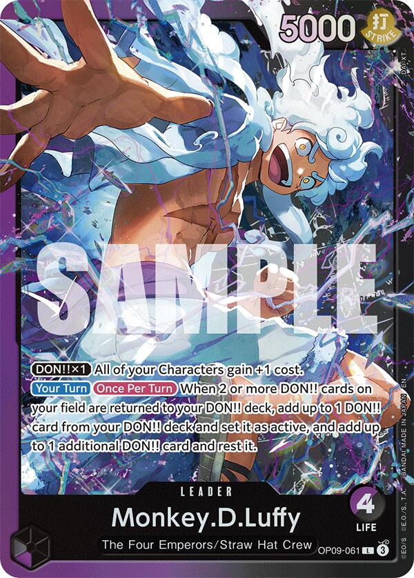 Monkey.D.Luffy (OP09-061) [Starter Deck: Purple/Black Monkey.D.Luffy] | Good Games Cannington