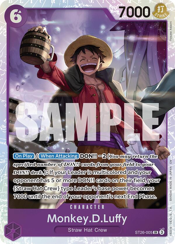 Monkey.D.Luffy (ST26-005) [Starter Deck: Purple/Black Monkey.D.Luffy] | Good Games Cannington
