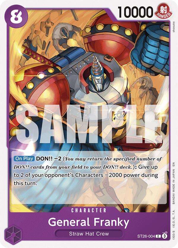 General Franky [Starter Deck: Purple/Black Monkey.D.Luffy] | Good Games Cannington