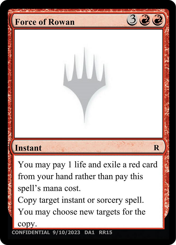 Force of Rowan [Unknown Event] | Good Games Cannington