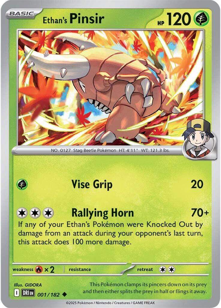 Ethan's Pinsir (001/182) [Scarlet & Violet: Destined Rivals] | Good Games Cannington