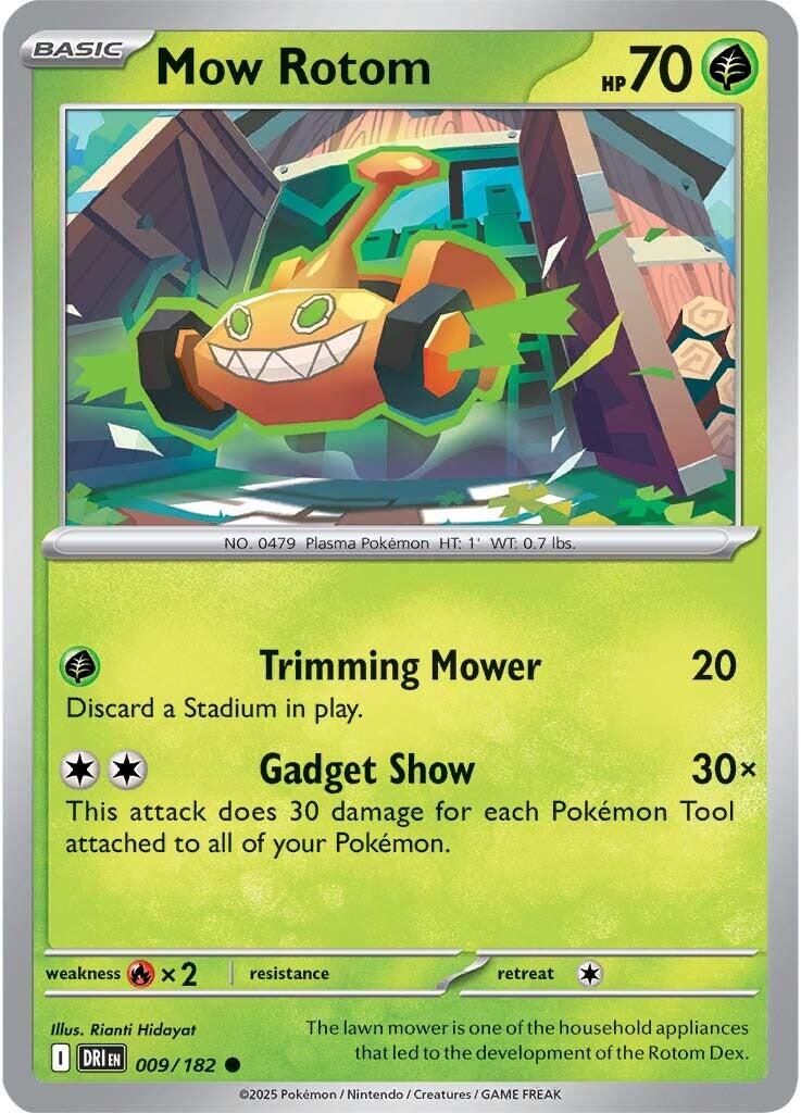Mow Rotom (009/182) [Scarlet & Violet: Destined Rivals] | Good Games Cannington