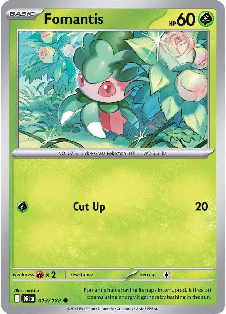 Fomantis (013/182) [Scarlet & Violet: Destined Rivals] | Good Games Cannington