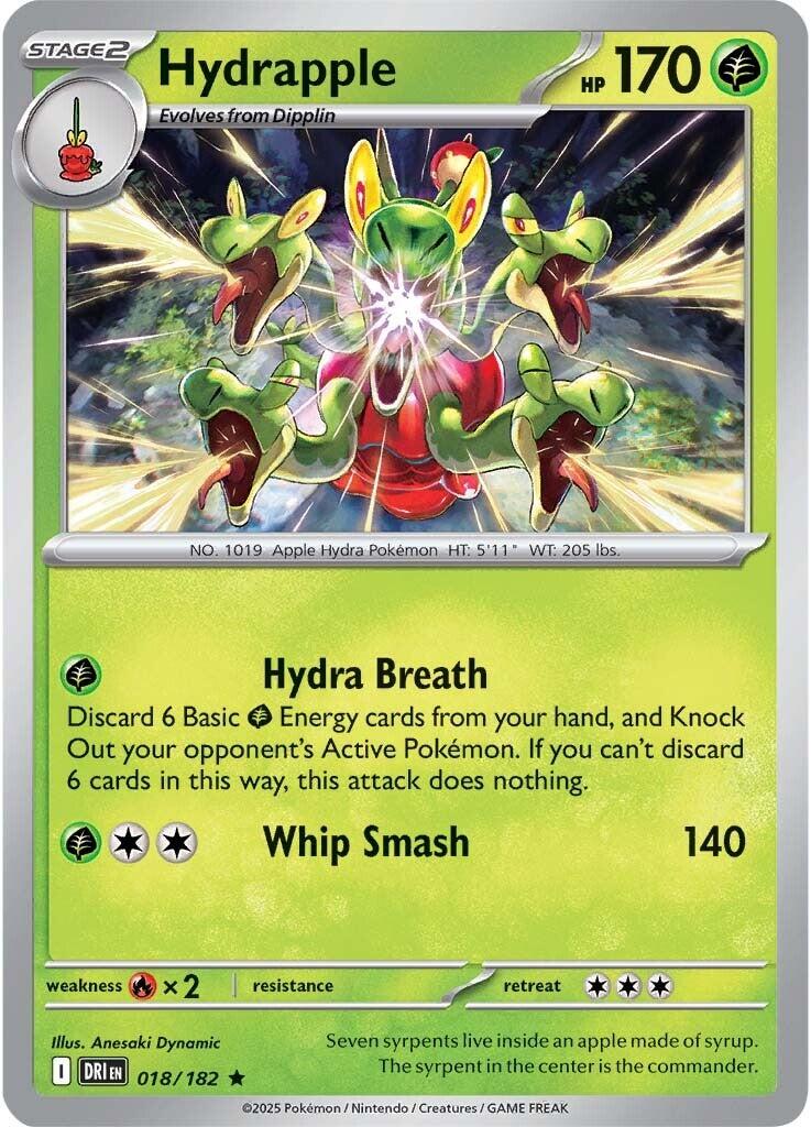 Hydrapple (018/182) [Scarlet & Violet: Destined Rivals] | Good Games Cannington