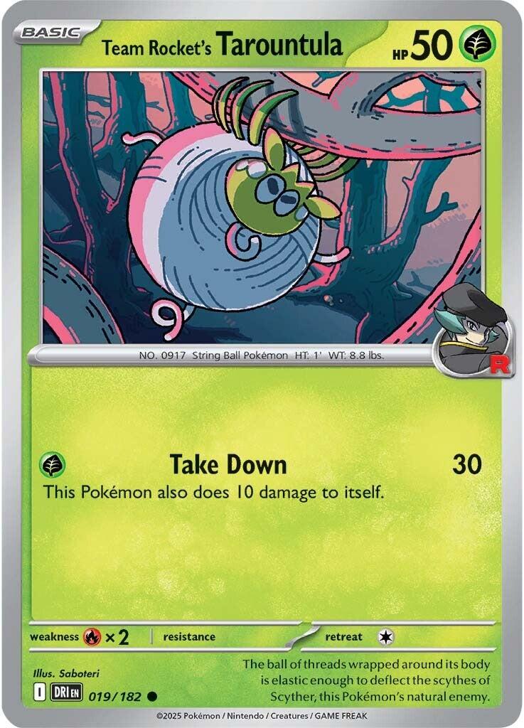 Team Rocket's Tarountula (019/182) [Scarlet & Violet: Destined Rivals] | Good Games Cannington