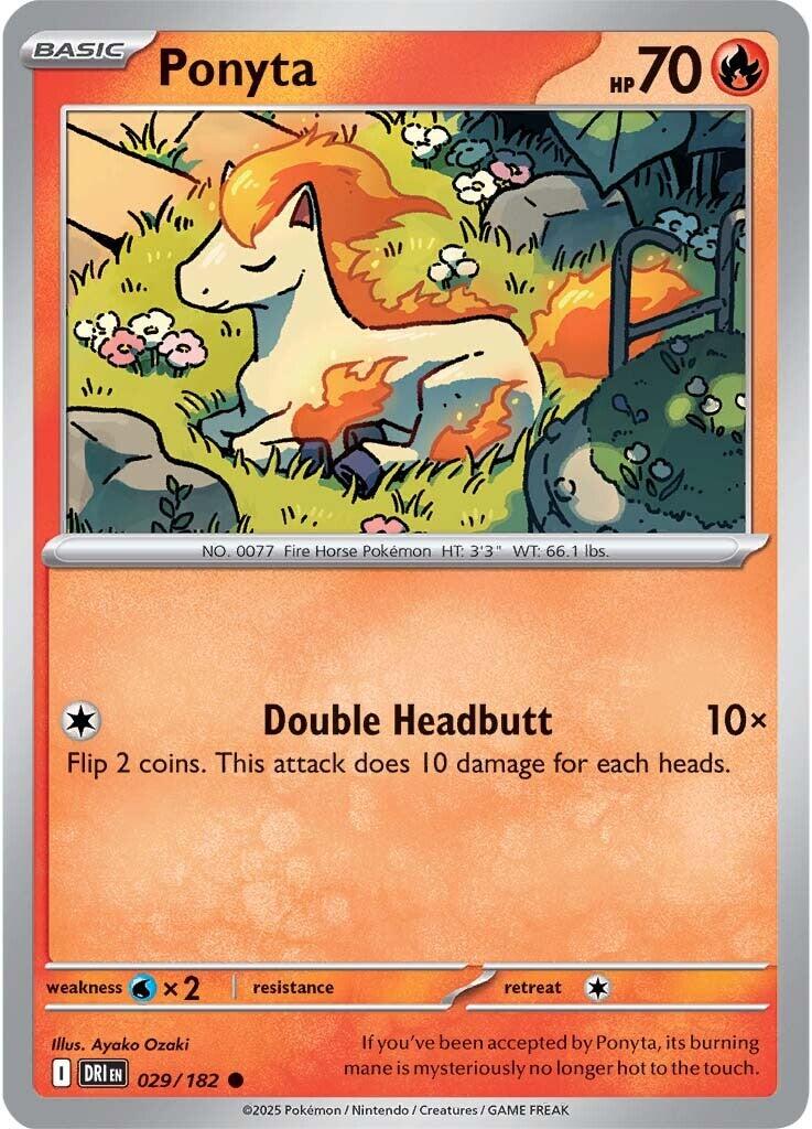 Ponyta (029/182) [Scarlet & Violet: Destined Rivals] | Good Games Cannington