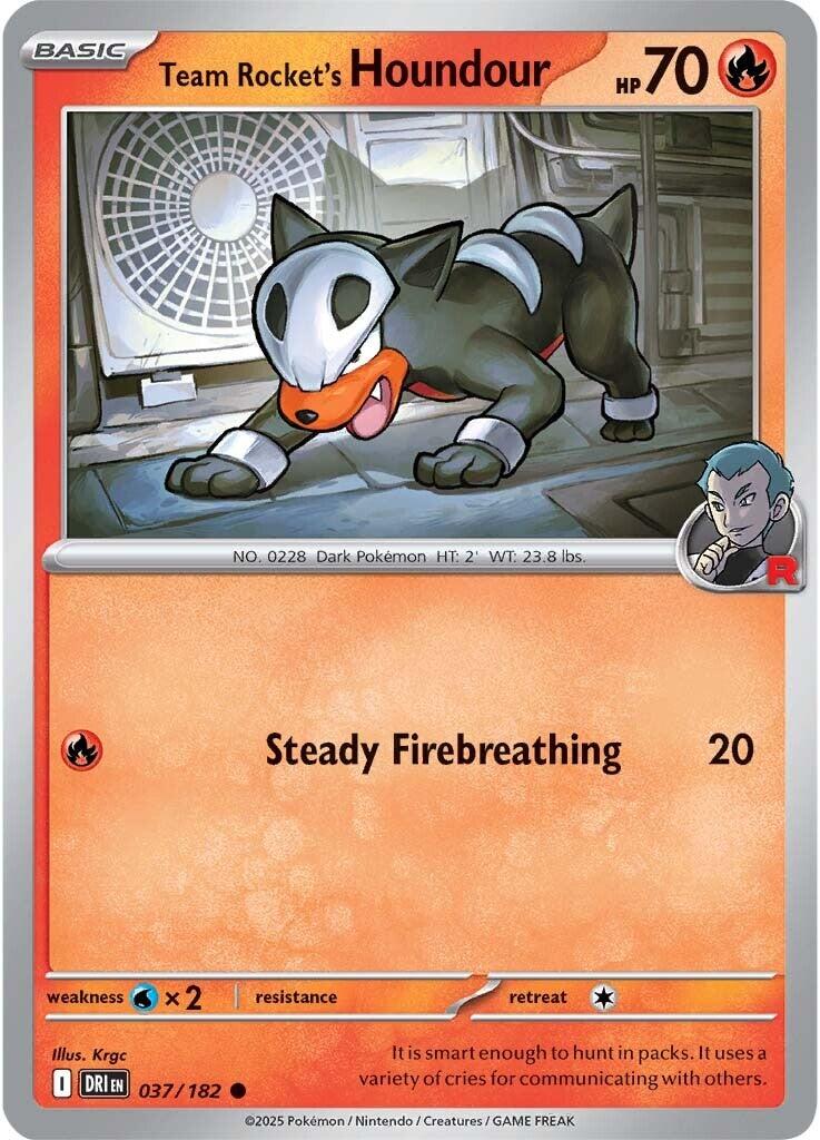 Team Rocket's Houndour (037/182) [Scarlet & Violet: Destined Rivals] | Good Games Cannington