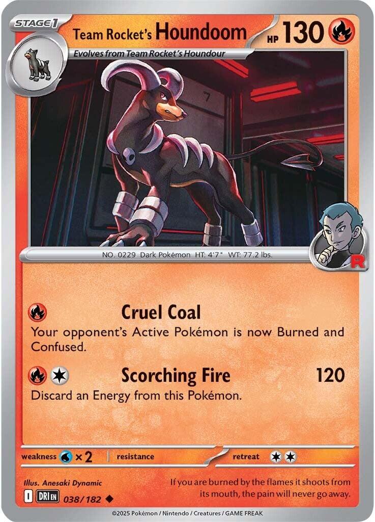 Team Rocket's Houndoom (038/182) [Scarlet & Violet: Destined Rivals] | Good Games Cannington