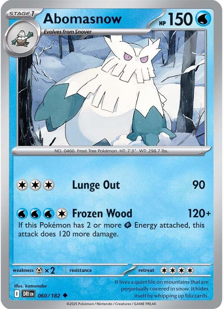 Abomasnow (060/182) [Scarlet & Violet: Destined Rivals] | Good Games Cannington