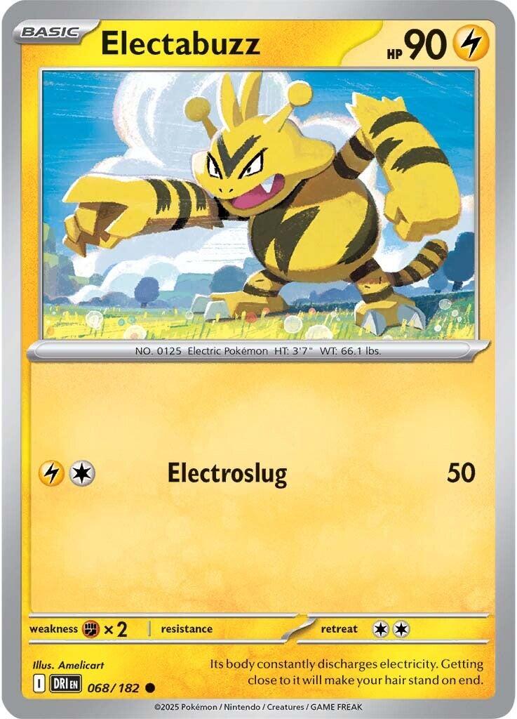 Electabuzz (068/182) [Scarlet & Violet: Destined Rivals] | Good Games Cannington
