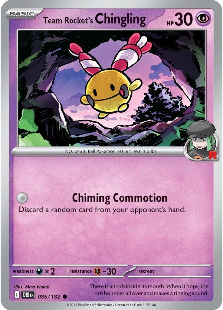 Team Rocket's Chingling (085/182) [Scarlet & Violet: Destined Rivals] | Good Games Cannington