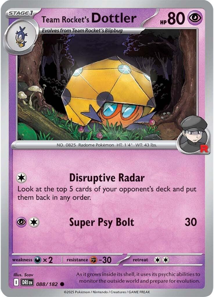 Team Rocket's Dottler (088/182) [Scarlet & Violet: Destined Rivals] | Good Games Cannington