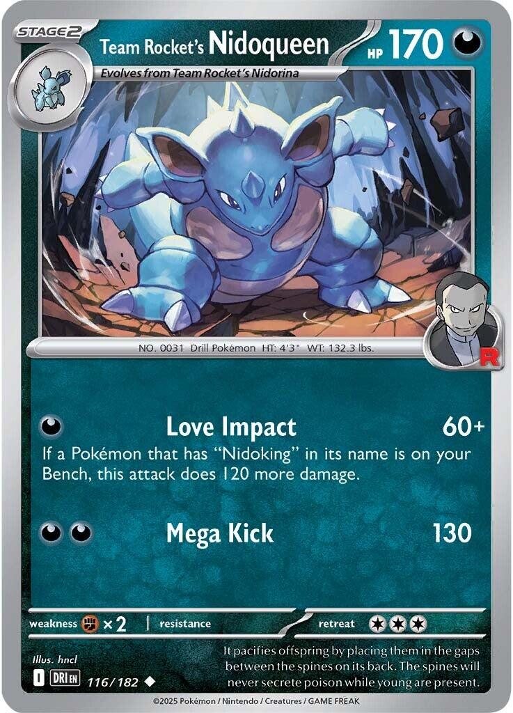 Team Rocket's Nidoqueen (116/182) [Scarlet & Violet: Destined Rivals] | Good Games Cannington