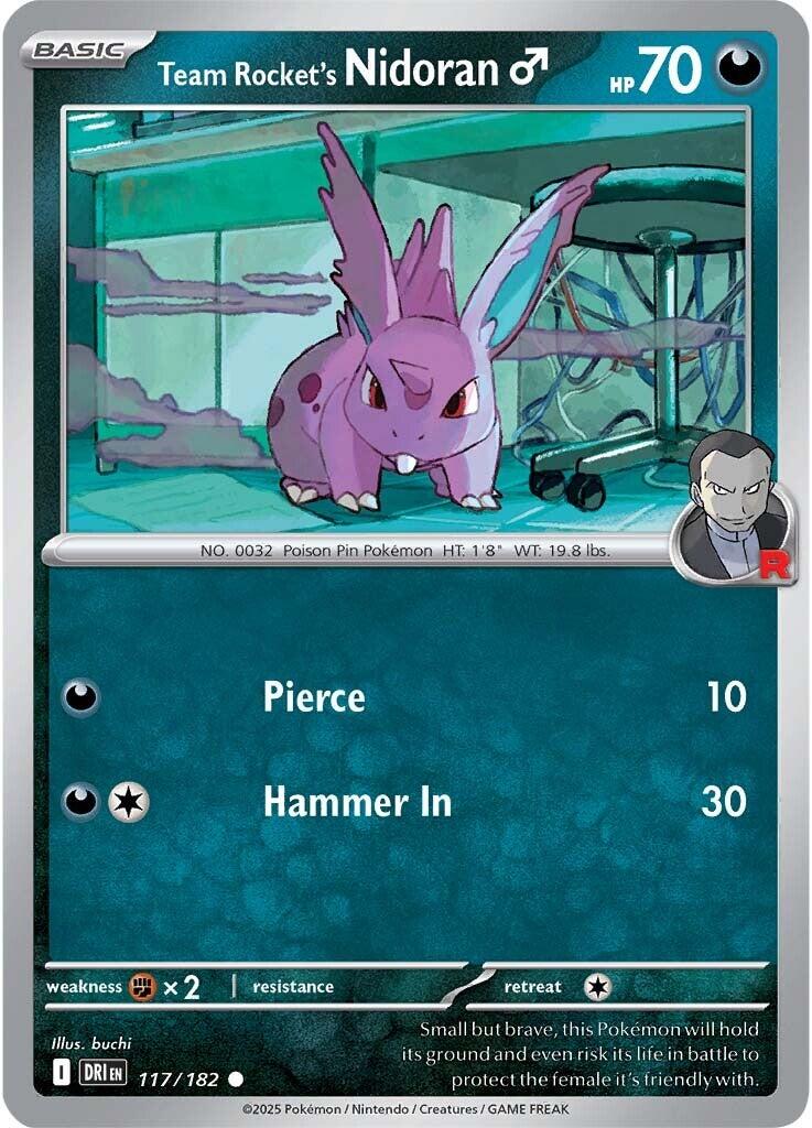 Team Rocket's Nidorand (117/182) [Scarlet & Violet: Destined Rivals] | Good Games Cannington