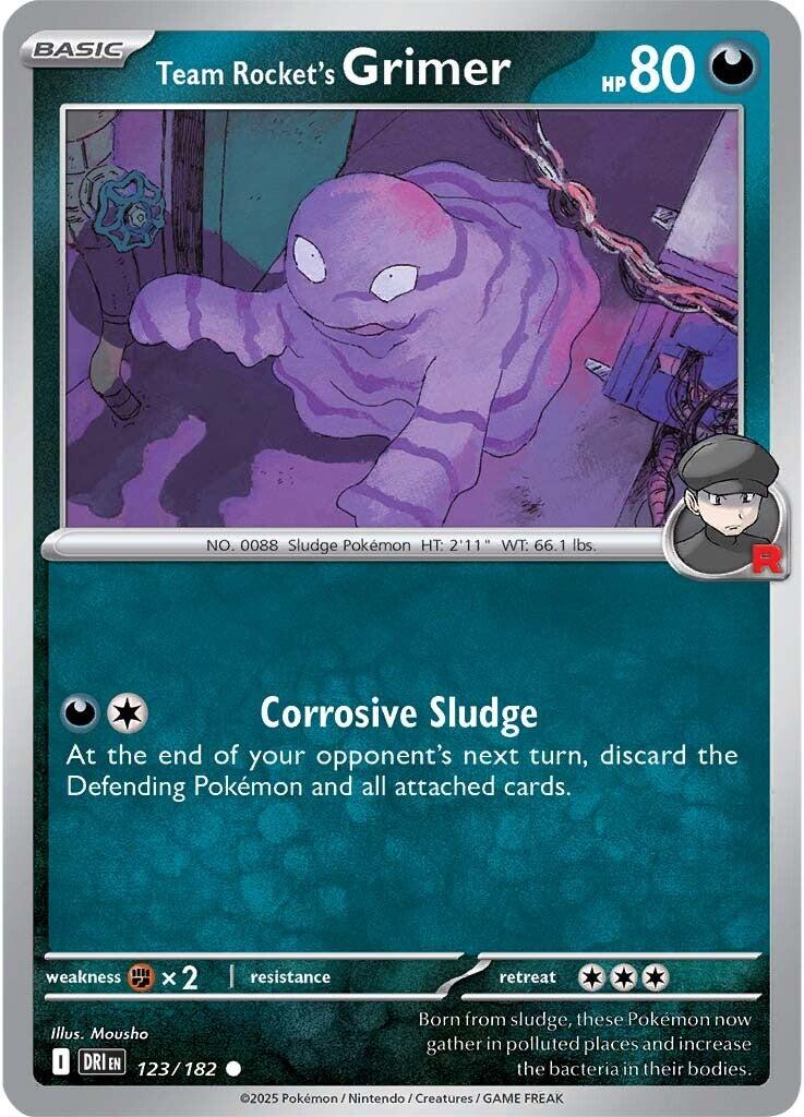 Team Rocket's Grimer (123/182) [Scarlet & Violet: Destined Rivals] | Good Games Cannington