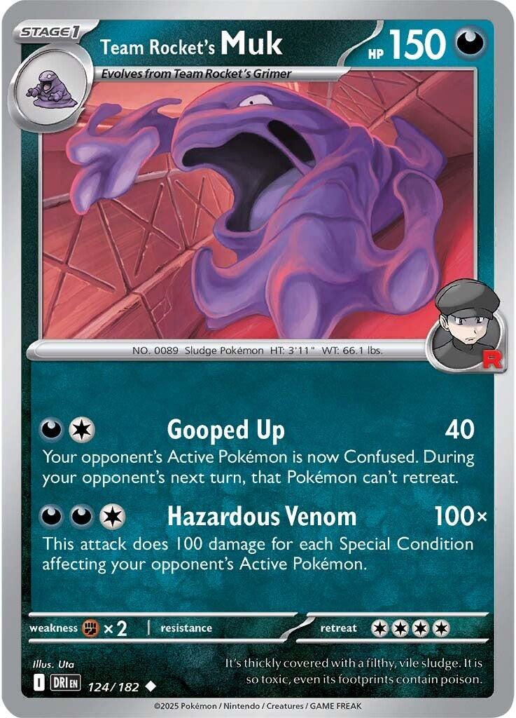 Team Rocket's Muk (124/182) [Scarlet & Violet: Destined Rivals] | Good Games Cannington