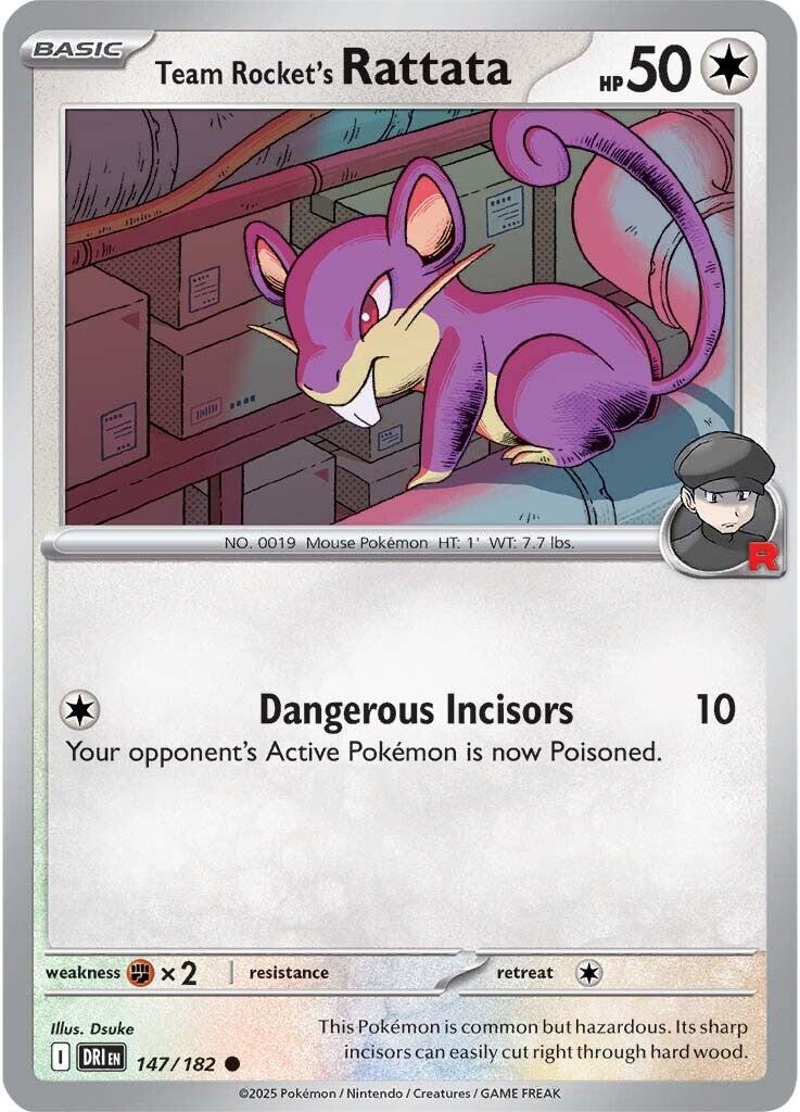 Team Rocket's Rattata (147/182) [Scarlet & Violet: Destined Rivals] | Good Games Cannington