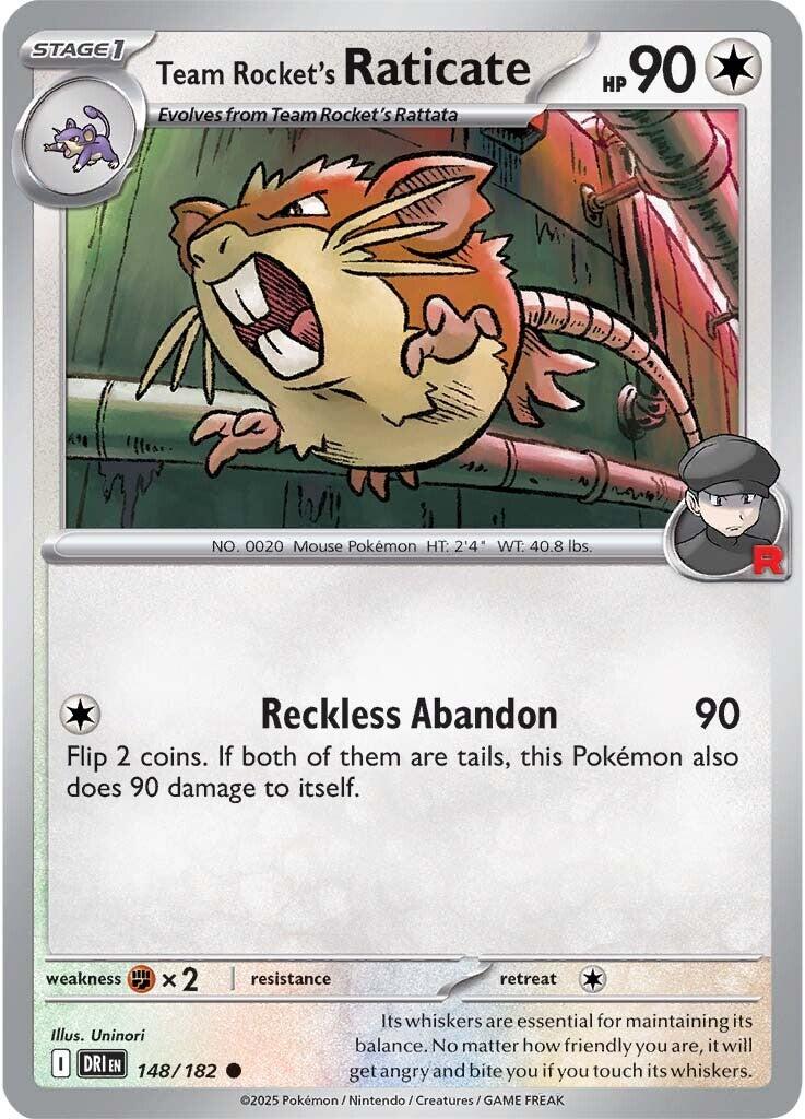 Team Rocket's Raticate (148/182) [Scarlet & Violet: Destined Rivals] | Good Games Cannington