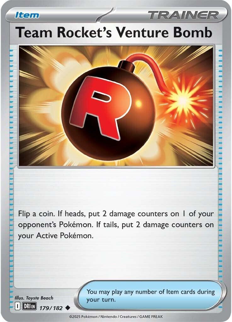 Team Rocket's Venture Bomb (179/182) [Scarlet & Violet: Destined Rivals] | Good Games Cannington