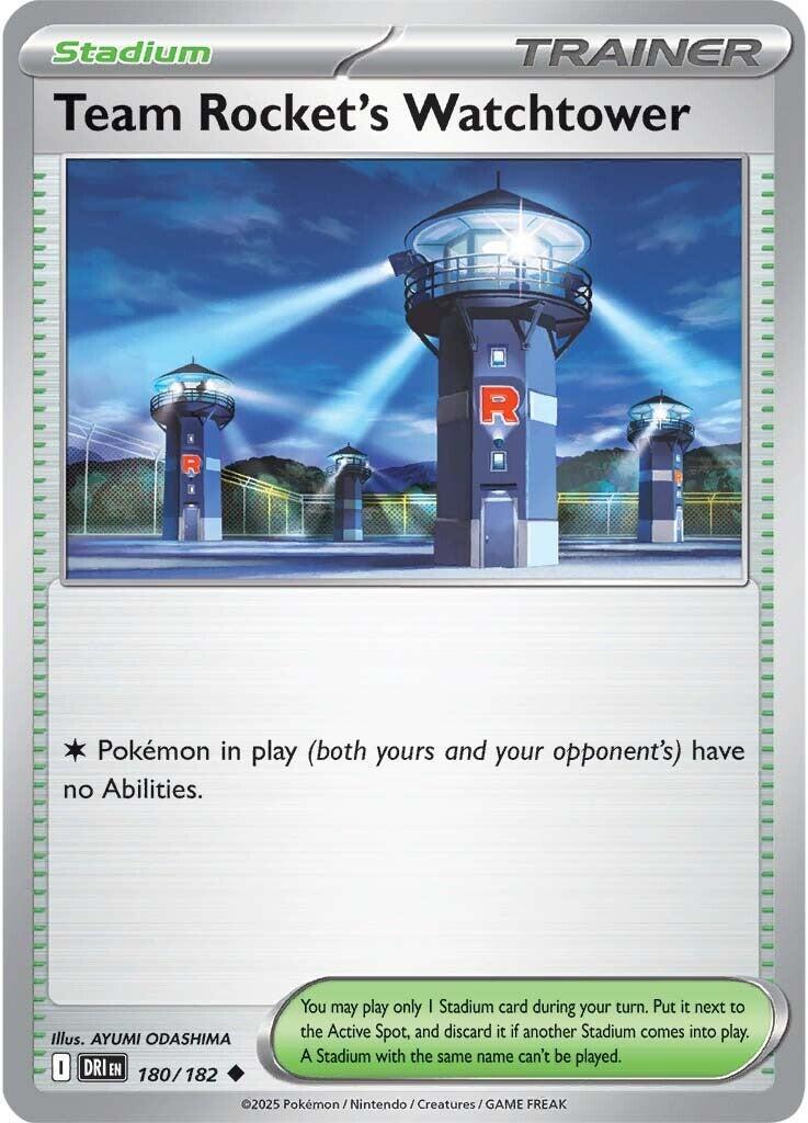 Team Rocket's Watchtower (180/182) [Scarlet & Violet: Destined Rivals] | Good Games Cannington