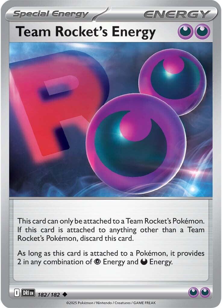 Team Rocket's Energy (182/182) [Scarlet & Violet: Destined Rivals] | Good Games Cannington