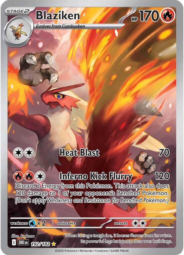 Blaziken (192/182) [Scarlet & Violet: Destined Rivals] | Good Games Cannington