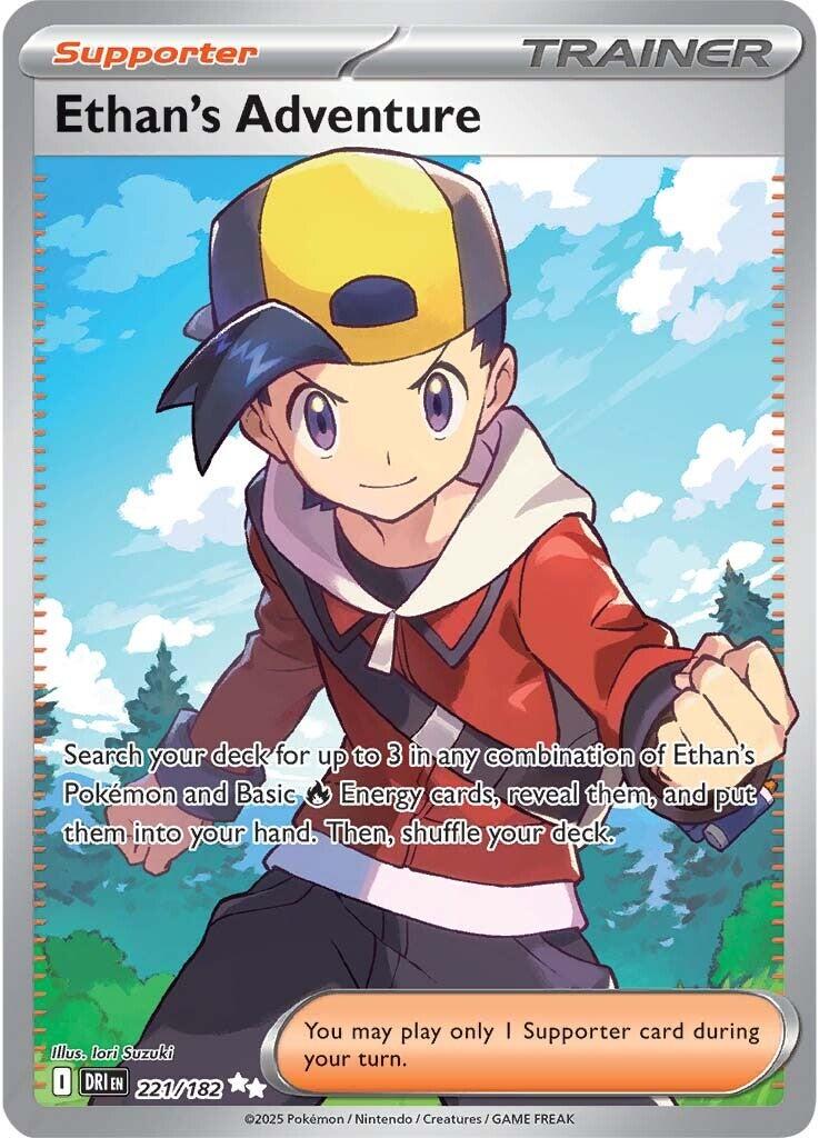 Ethan's Adventure (221/182) [Scarlet & Violet: Destined Rivals] | Good Games Cannington