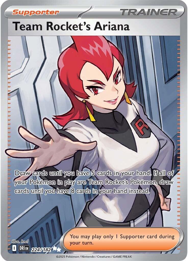 Team Rocket's Ariana (224/182) [Scarlet & Violet: Destined Rivals] | Good Games Cannington