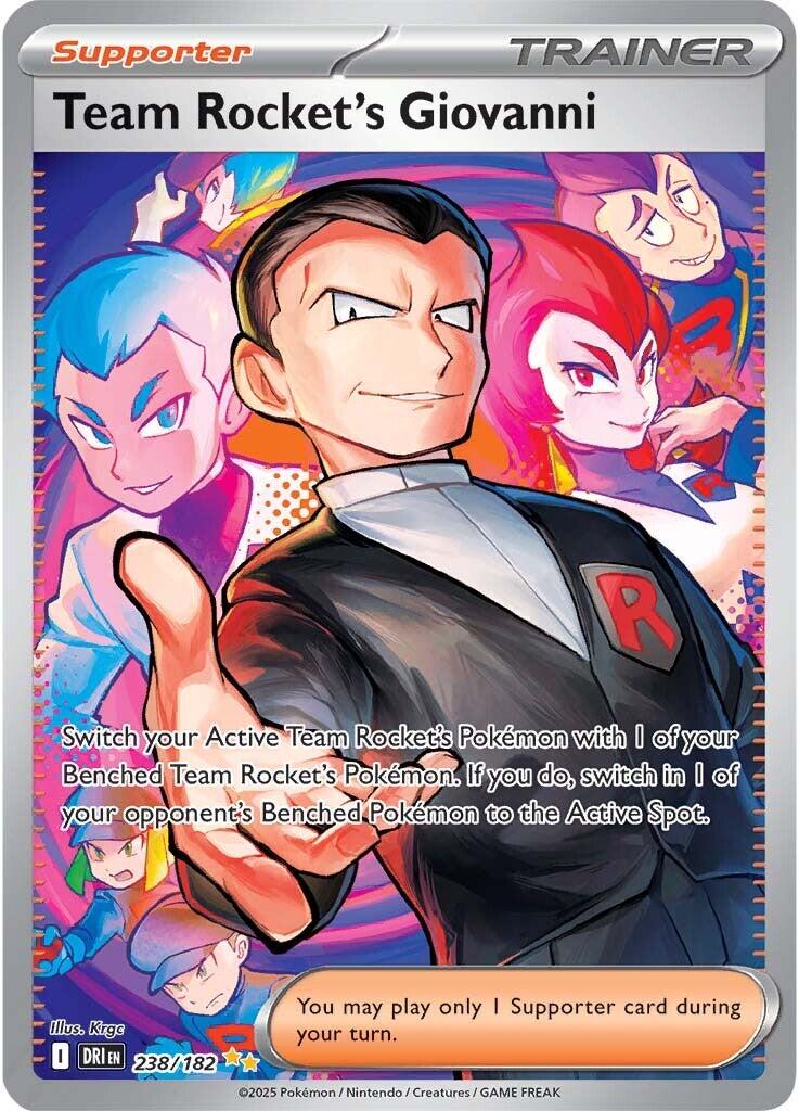 Team Rocket's Giovanni (238/182) [Scarlet & Violet: Destined Rivals] | Good Games Cannington
