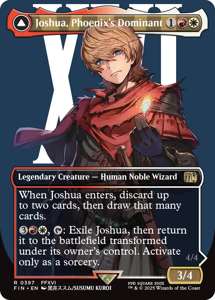 Joshua, Phoenix's Dominant (Borderless) [FINAL FANTASY] | Good Games Cannington