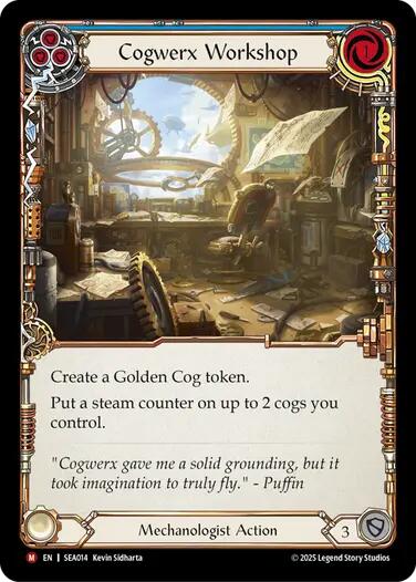 Cogwerx Workshop [SEA014] (High Seas)  Rainbow Foil | Good Games Cannington