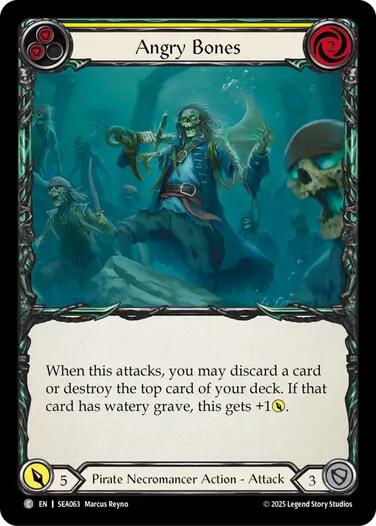 Angry Bones (Yellow) [SEA063] (High Seas) | Good Games Cannington
