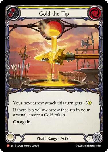 Gold the Tip [SEA088] (High Seas)  Rainbow Foil | Good Games Cannington