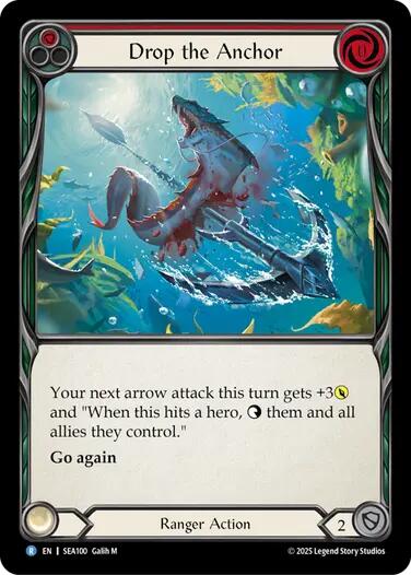 Drop the Anchor [SEA100] (High Seas)  Rainbow Foil | Good Games Cannington
