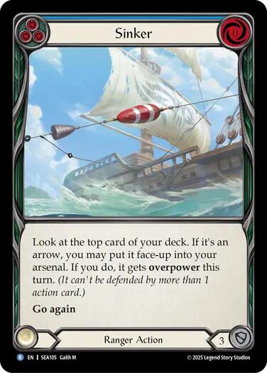 Sinker [SEA105] (High Seas)  Rainbow Foil | Good Games Cannington