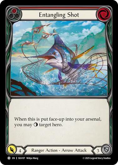 Entangling Shot [SEA107] (High Seas)  Rainbow Foil | Good Games Cannington