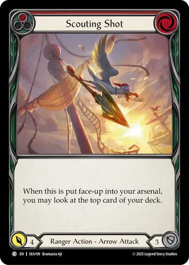 Scouting Shot [SEA109] (High Seas)  Rainbow Foil | Good Games Cannington
