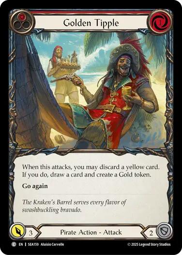 Golden Tipple (Red) [SEA159] (High Seas)  Rainbow Foil | Good Games Cannington