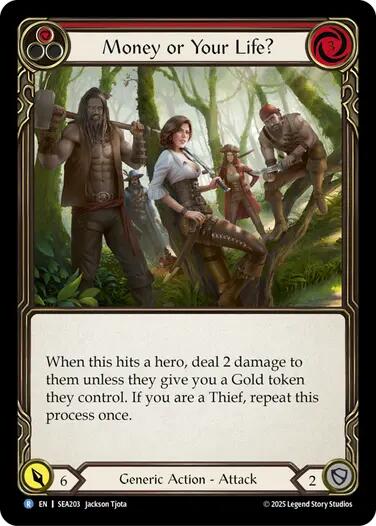 Money or Your Life? (Red) [SEA203] (High Seas)  Rainbow Foil | Good Games Cannington