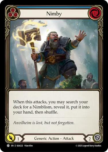 Nimby (Blue) [SEA222] (High Seas)  Rainbow Foil | Good Games Cannington