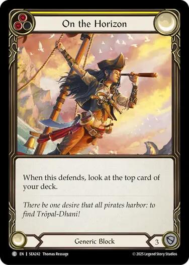 On the Horizon (Yellow) [SEA242] (High Seas) | Good Games Cannington