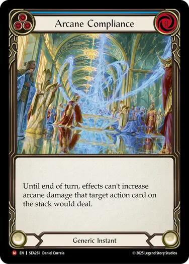 Arcane Compliance [SEA261] (High Seas)  Rainbow Foil | Good Games Cannington