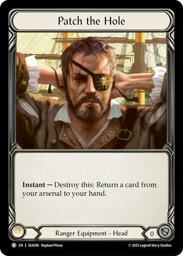 Patch the Hole (Treasure) [SEA096] (High Seas)  Cold Foil | Good Games Cannington
