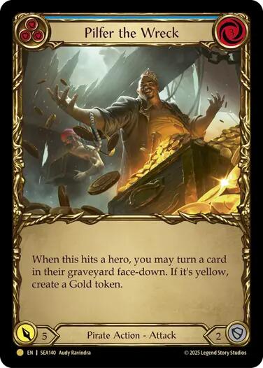 Pilfer the Wreck (Blue) (Treasure) [SEA140] (High Seas)  Cold Foil | Good Games Cannington