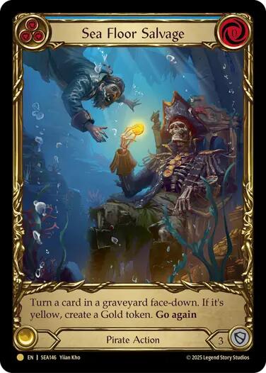 Sea Floor Salvage (Treasure) [SEA146] (High Seas)  Cold Foil | Good Games Cannington
