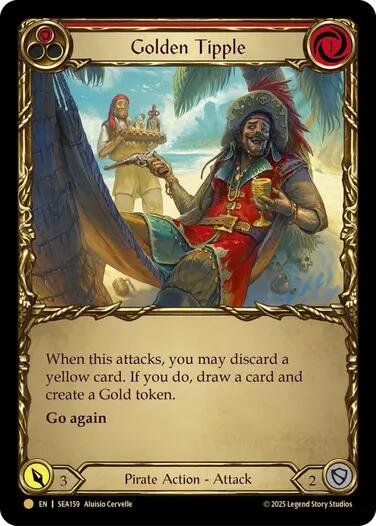 Golden Tipple (Red) (Treasure) [SEA159] (High Seas)  Cold Foil | Good Games Cannington