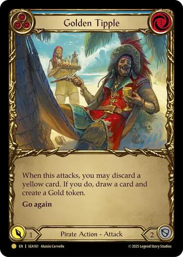 Golden Tipple (Blue) (Treasure) [SEA161] (High Seas)  Cold Foil | Good Games Cannington
