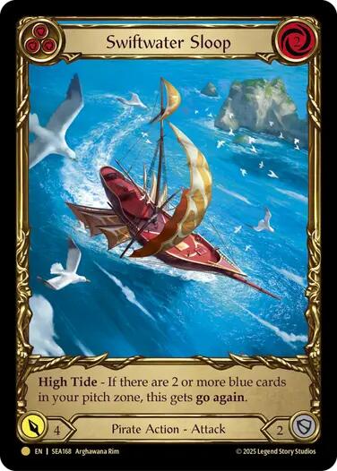 Swiftwater Sloop (Blue) (Treasure) [SEA168] (High Seas)  Cold Foil | Good Games Cannington