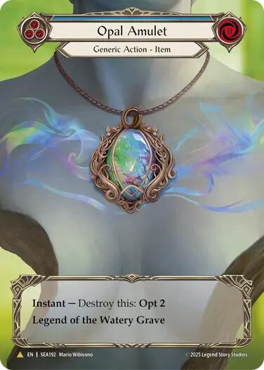 Opal Amulet (Treasure) [SEA192] (High Seas)  Cold Foil | Good Games Cannington
